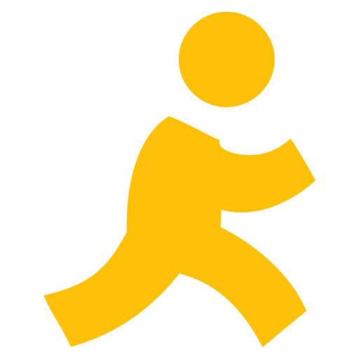 Aim, logo, social, social media icon